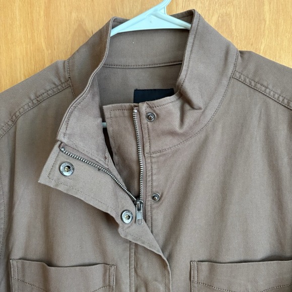 Liverpool Los Angeles Utility Jacket Womens 2X Brown Casual Fall Layering Bomber - Picture 2 of 12